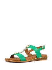 Lunar Green Renoir Emerald Sandals - Image 5 of 9