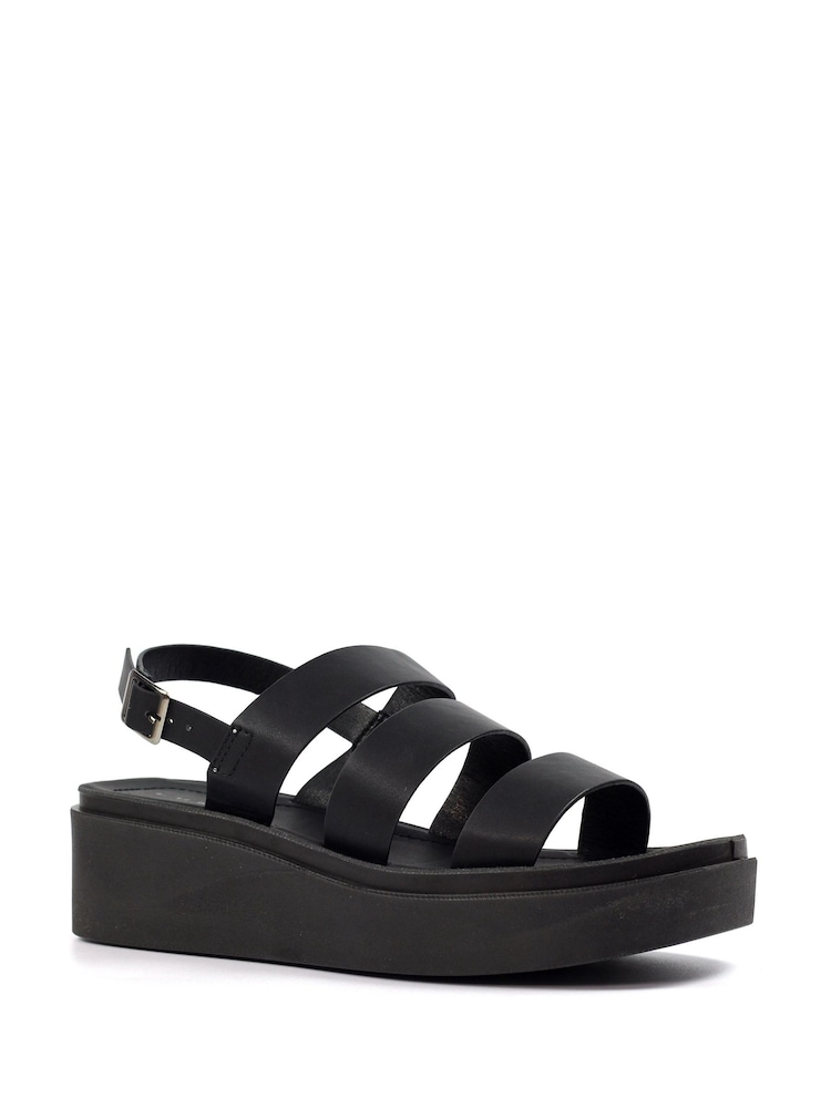 Lunar Lipstick Black Sandals - Image 2 of 2