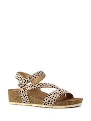 Lunar Animal Print Muster Ocelot Wedges Sandals - Image 2 of 2