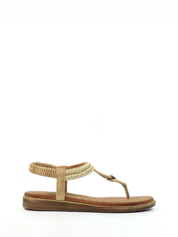Lunar Natural Poppy Sandals - Image 2 of 5