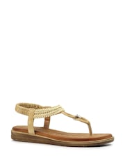Lunar Natural Poppy Sandals - Image 3 of 5