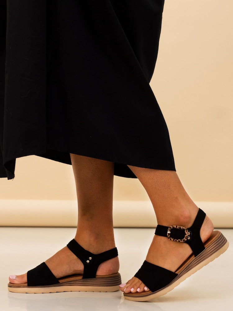 Lunar Katie Black Sandals - Image 1 of 2