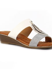 Lunar Portland White Sandals - Imagen 9 de 9