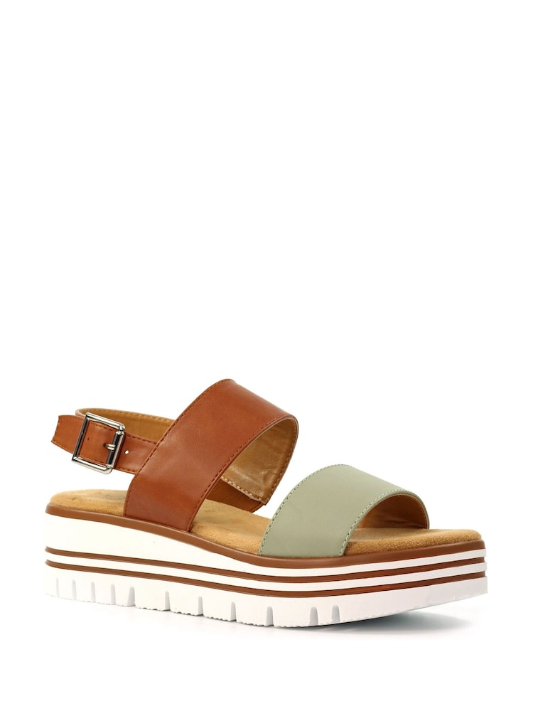 Lunar Missy Brown Sandals - Image 2 of 2