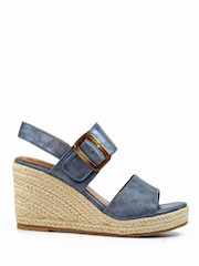 Lunar Blue Rochester Wedges Sandals - Image 2 of 3