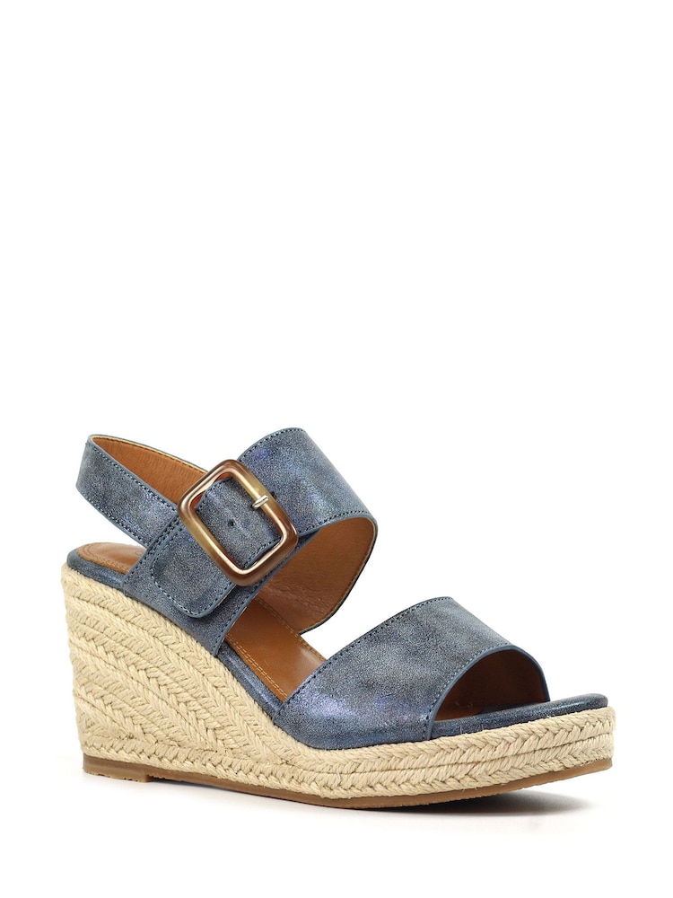 Lunar Blue Rochester Wedges Sandals - Image 3 of 3