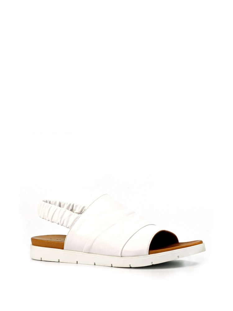 Lunar Samantha Leather White Sandals - Image 2 of 2