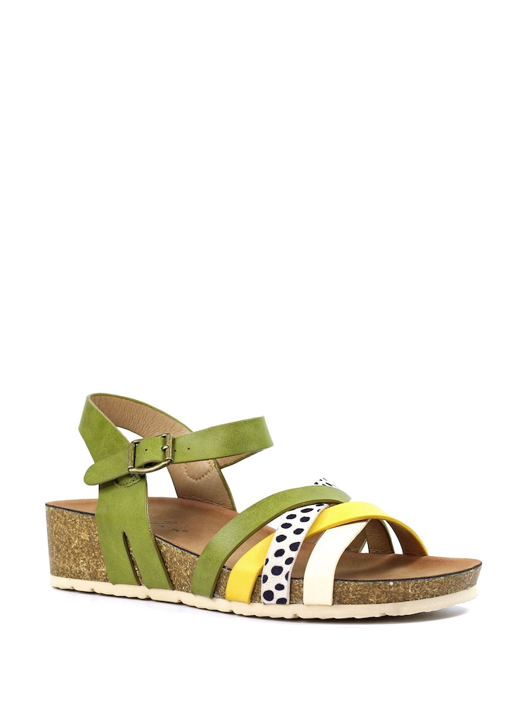 Lunar Green Selina Sandals - Image 2 of 2