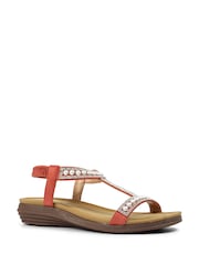 Lunar Pink Tancy Pearl Sandals - Image 2 of 2