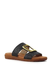 Lunar Kingston Black Sandals - Image 2 of 2