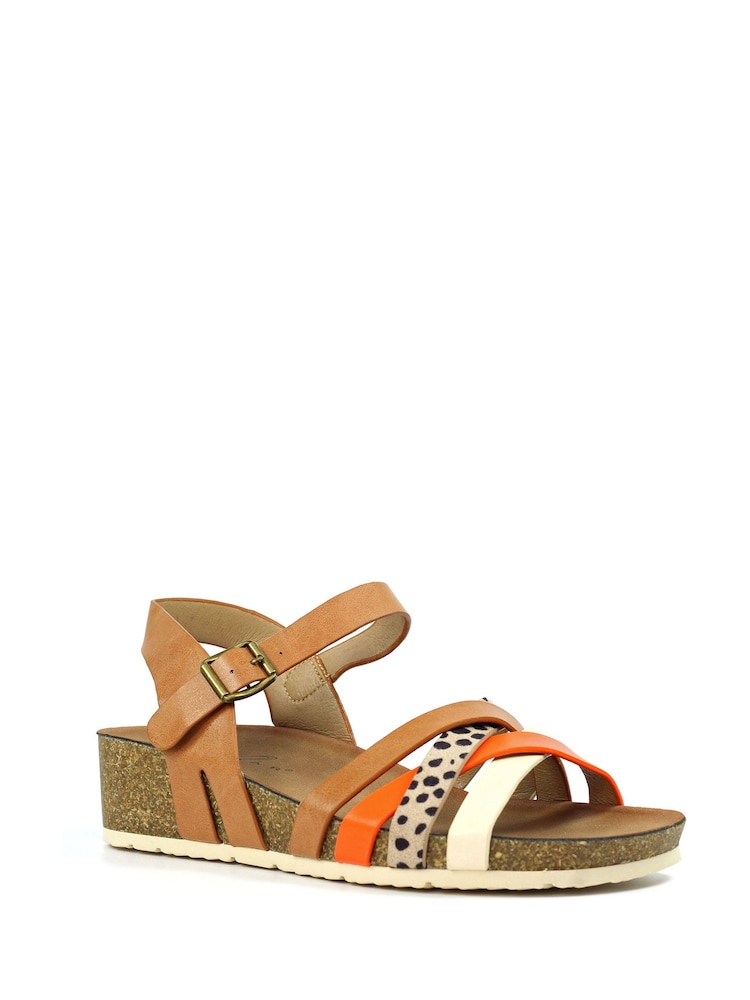 Lunar Selina Brown Sandals - Image 2 of 2