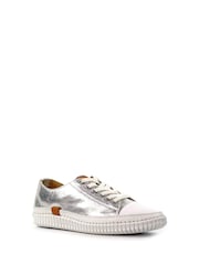 Lunar Silver Starlet II Plimsoll Leather Shoes - Image 3 of 8