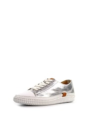 Lunar Silver Starlet II Plimsoll Leather Shoes - Image 4 of 8