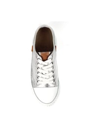 Lunar Silver Starlet II Plimsoll Leather Shoes - Image 7 of 8