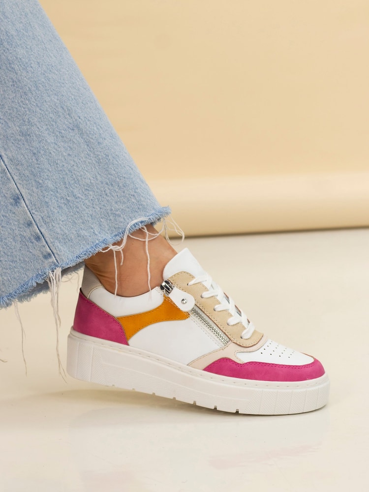 Lunar Pink Monroe Trainers - Image 1 of 10