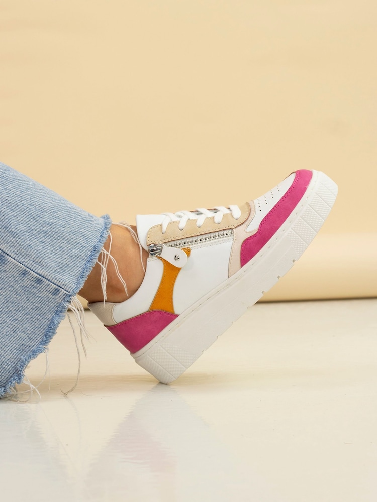 Lunar Pink Monroe Trainers - Image 2 of 10