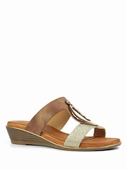 Lunar Porto Brown Sandals - Image 2 of 7