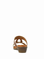 Lunar Porto Brown Sandals - Image 5 of 7