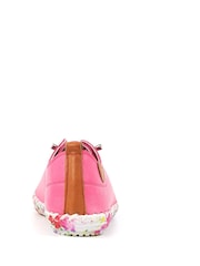 Lunar Pink Padstow Plimsoll Leather Shoes - Imagen 6 de 9