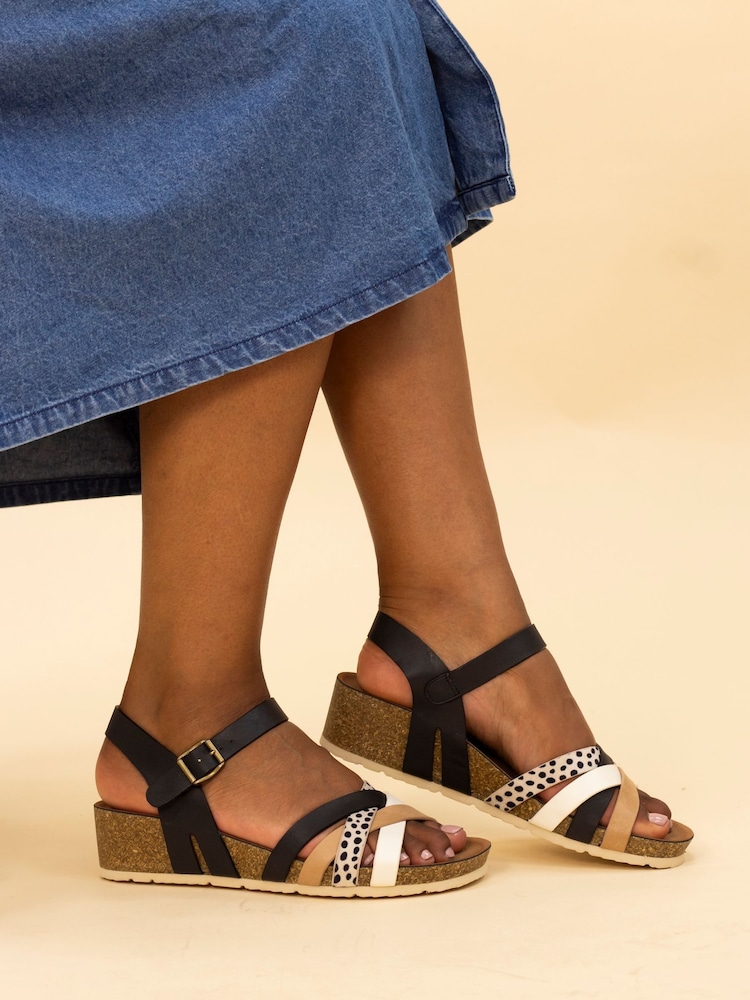 Lunar Selina Black Sandals - Image 1 of 2