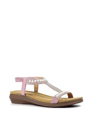 Lunar Purple Tancy Pearl Sandals - Image 2 of 2