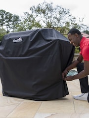 Char-Broil Black 3-4 Burner Garden BBQ Grill Cover - Image 2 of 4