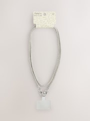 Silver Tone Sparkle Across Body Phone Strap - Image 2 of 9