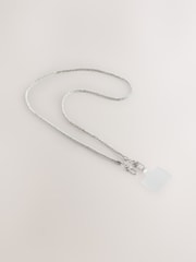 Silver Tone Sparkle Across Body Phone Strap - Image 5 of 9