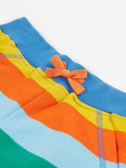 Frugi Blue Samson Printed  Rainbow 100% Organic Cotton Shorts - Image 4 of 4