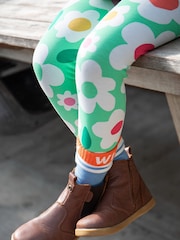 Frugi Spring Flower Print Leggings - Image 1 of 5