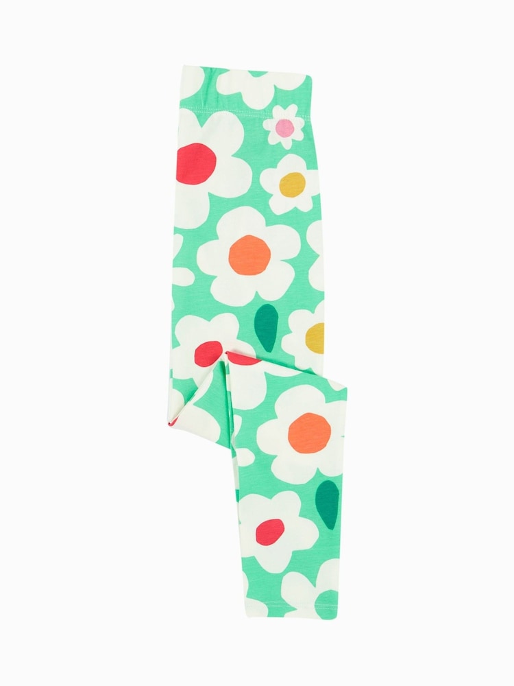 Frugi Spring Flower Print Leggings - Image 2 of 5