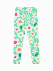 Frugi Spring Flower Print Leggings - Image 3 of 5