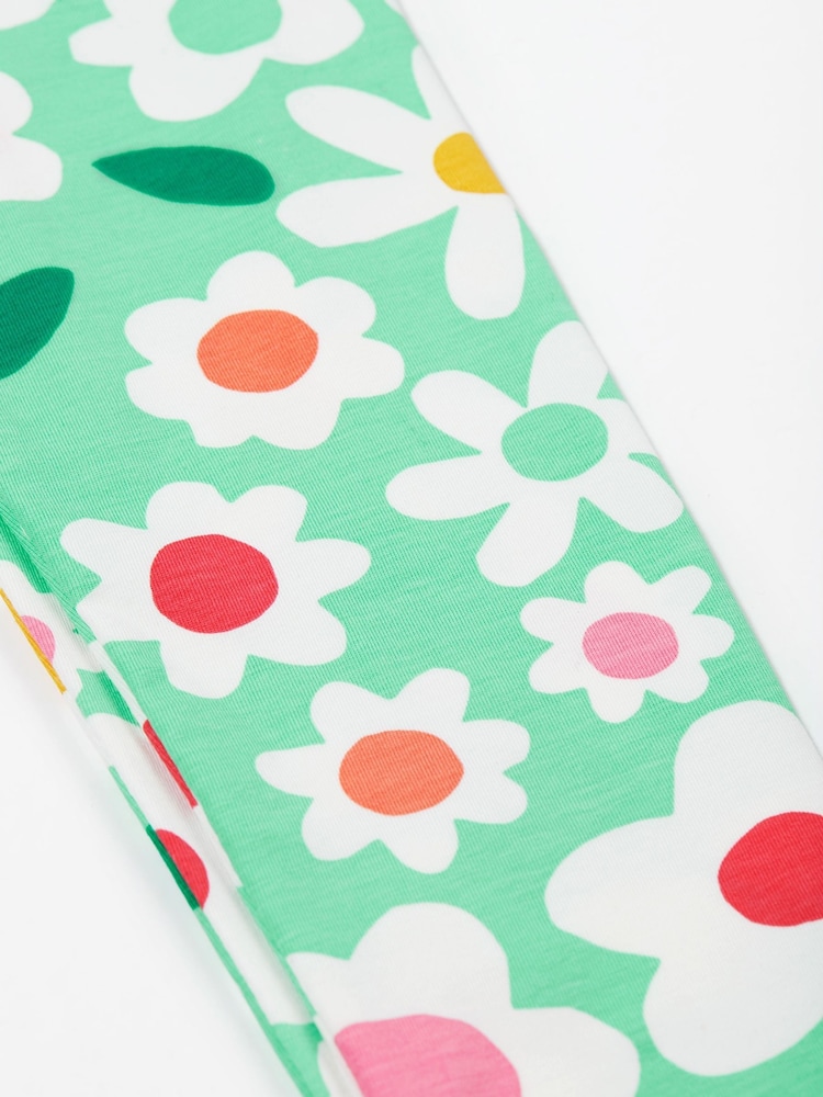 Frugi Spring Flower Print Leggings - Image 5 of 5