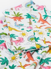 Frugi White Dinosaur Dress - Girls' Dresses - Image 2 of 4