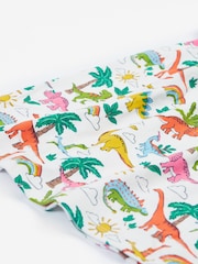 Frugi White Dinosaur Dress - Girls' Dresses - Image 3 of 4