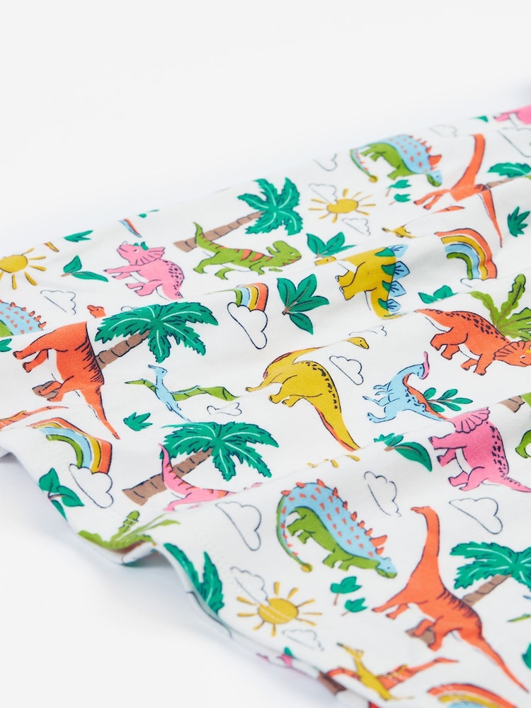 Frugi White Dinosaur Dress - Girls' Dresses - Image 3 of 4