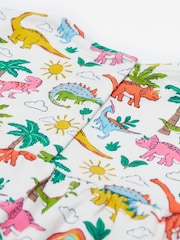 Frugi White Dinosaur Dress - Girls' Dresses - Image 4 of 4