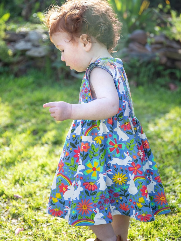 Frugi Blue Bunny Dress - Image 1 of 5