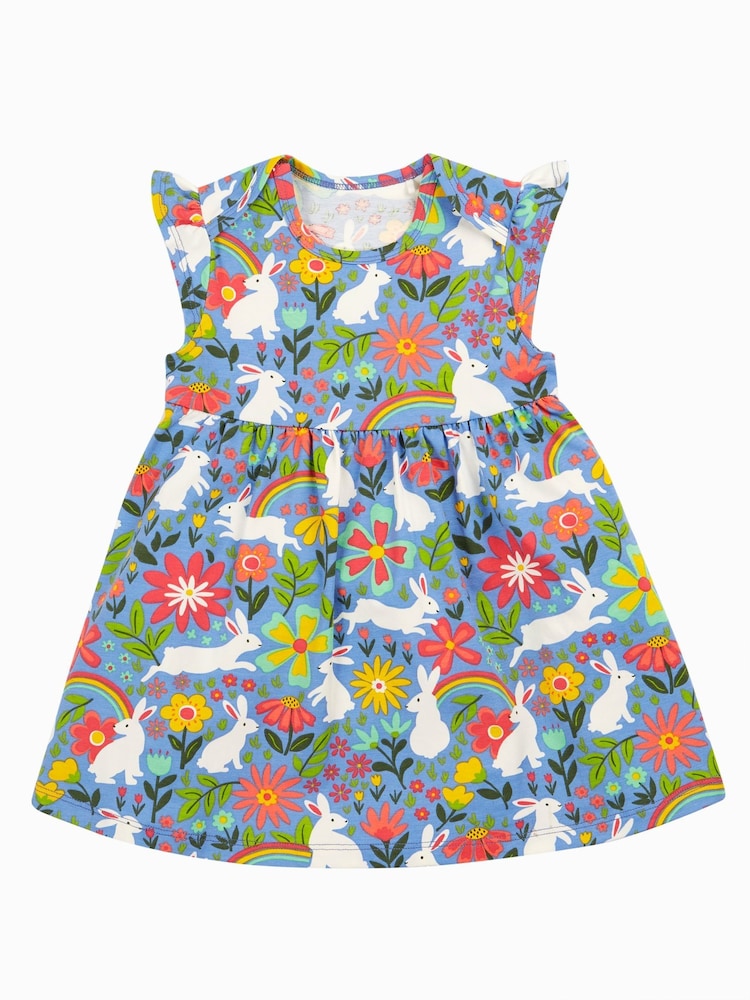 Frugi Blue Bunny Dress - Image 2 of 5