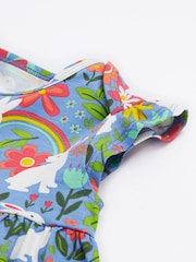 Frugi Blue Bunny Dress - Image 3 of 5