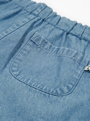 Frugi Blue Floral Reversible Shorts - Image 6 of 8