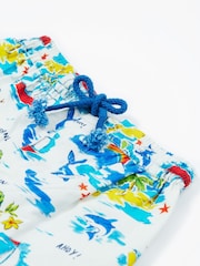 Frugi Orange Edie 100% Cotton Shorts - Image 4 of 5