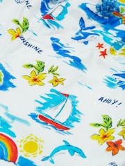 Frugi Orange Edie 100% Cotton Shorts - Image 5 of 5
