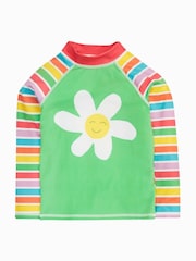 Azul - Frugi Rainbow Sun Safe Rash Vest - Moda baño - Imagen 1 de 3