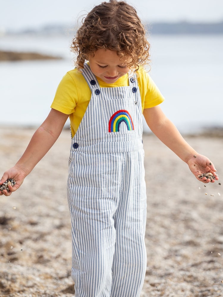 Frugi Blue Hugh Dungaree - Image 1 of 7