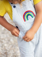 Frugi Blue Hugh Dungaree - Image 2 of 7
