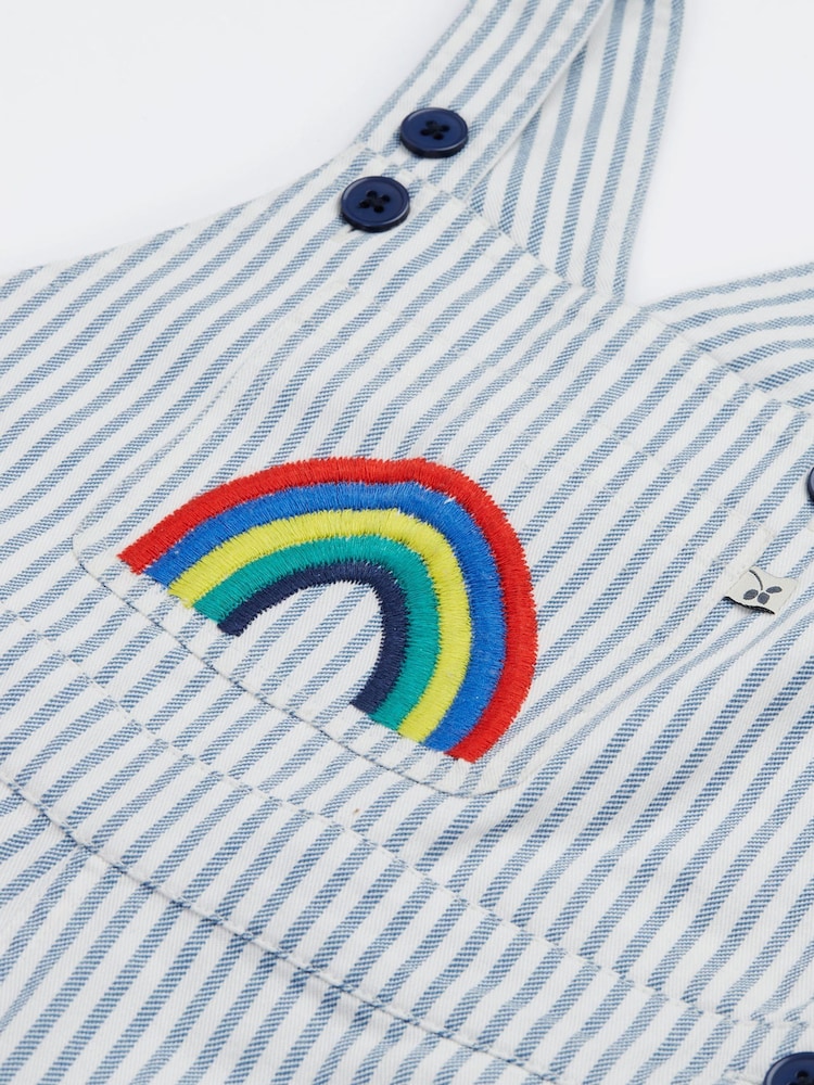 Frugi Blue Hugh Dungaree - Image 5 of 7