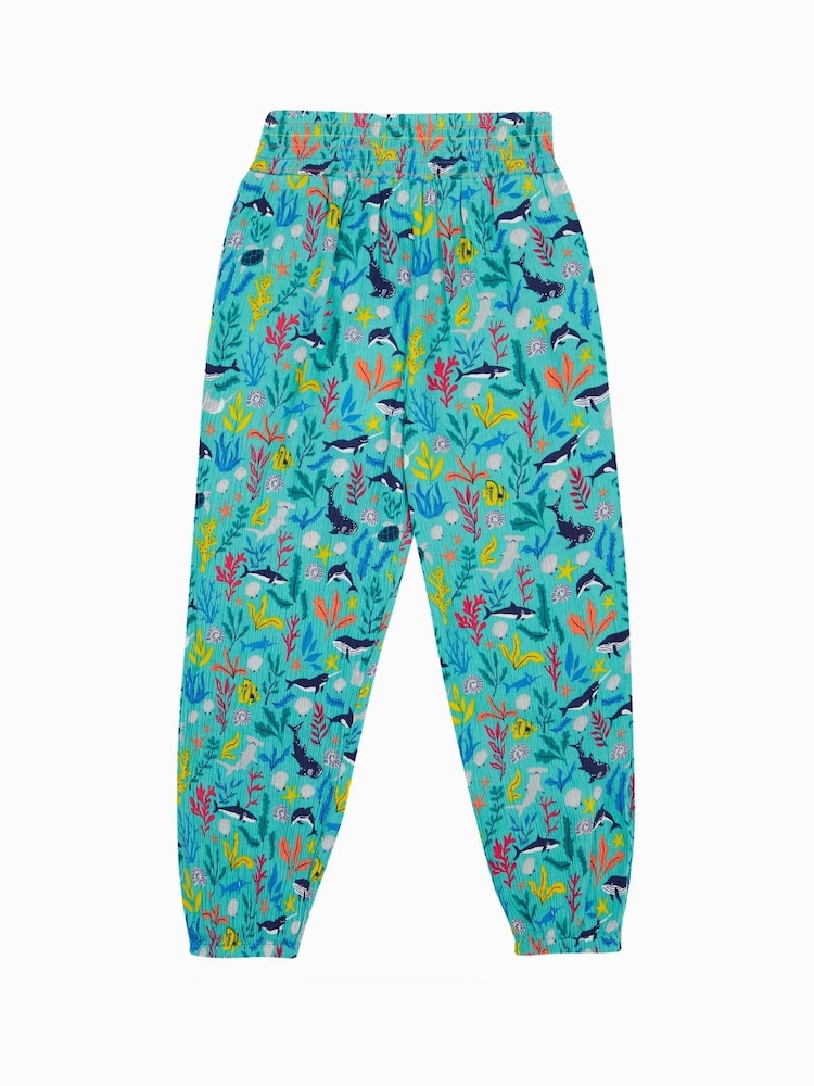 Frugi Green Eira Harems Joggers - Image 1 of 3