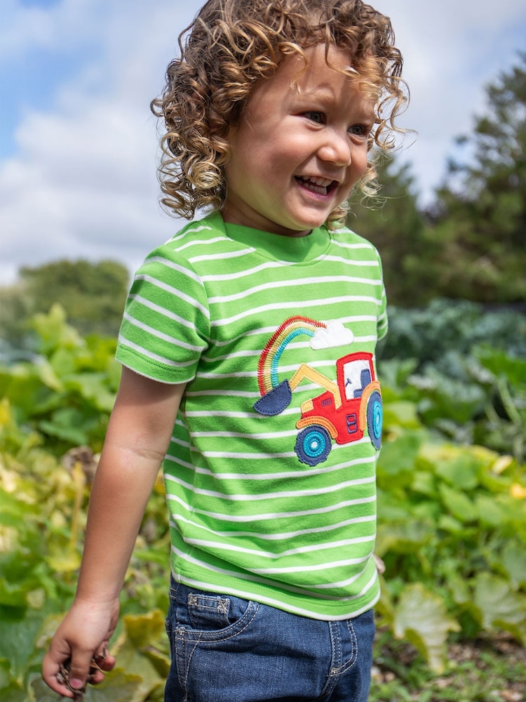 Frugi Green 100% Organic Cotton Easy On T-Shirt - Image 1 of 5