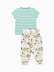 Frugi Frankie 100% Organic Cotton White Summer Outfit - Image 2 of 4